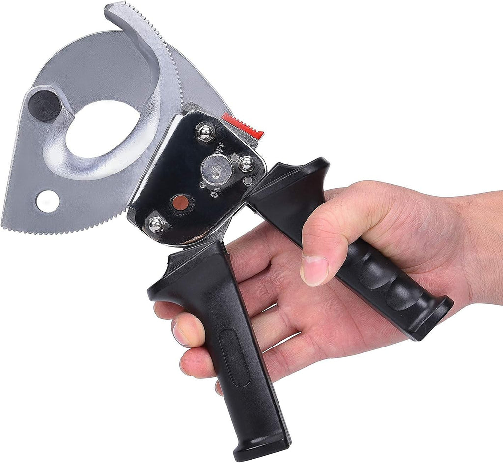 Ratchet Cable Wire Cutter, Steel Blades, 9.4Inch Pack of 2 U753