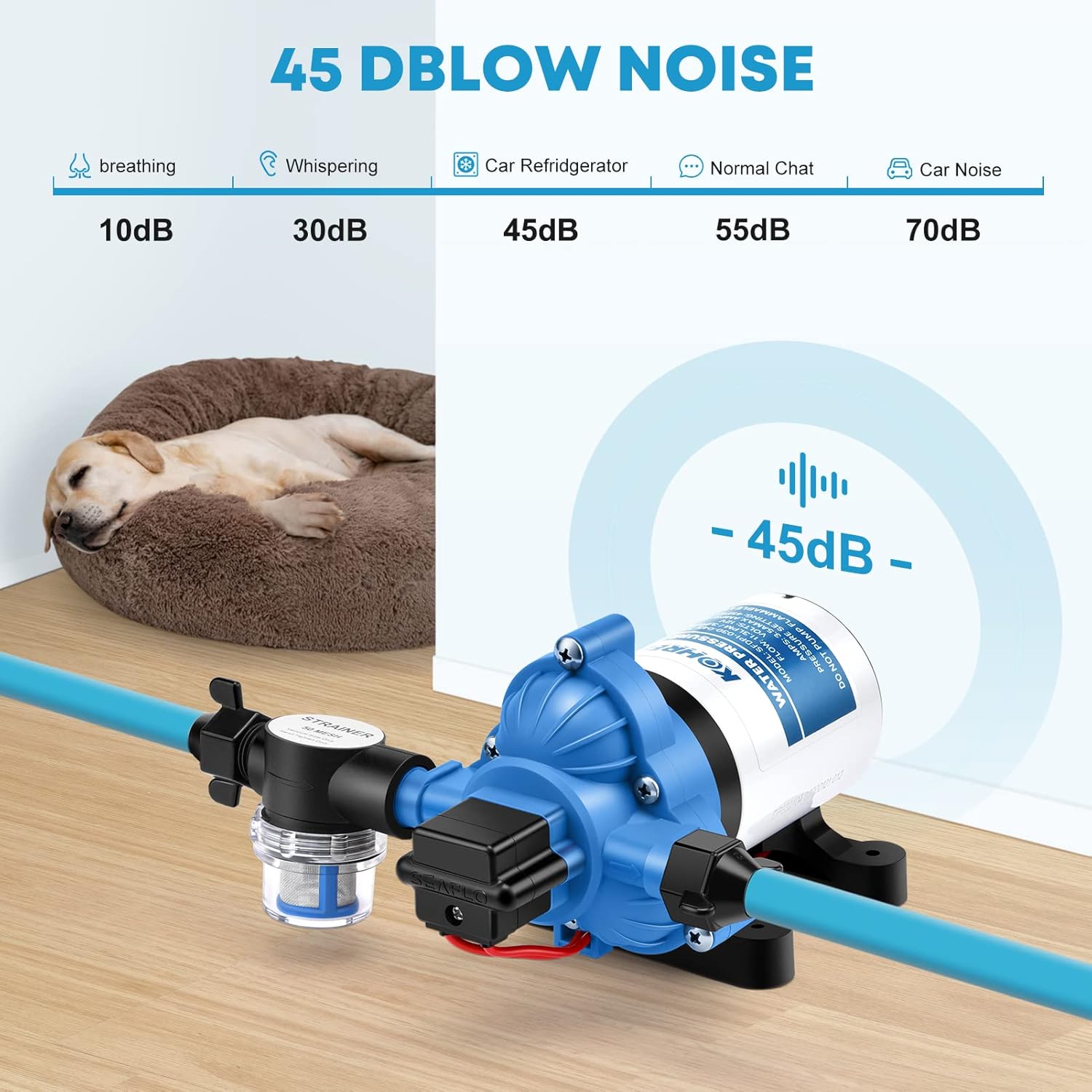 12V DC Diaphragm Water Pump with Pressure Switch G553