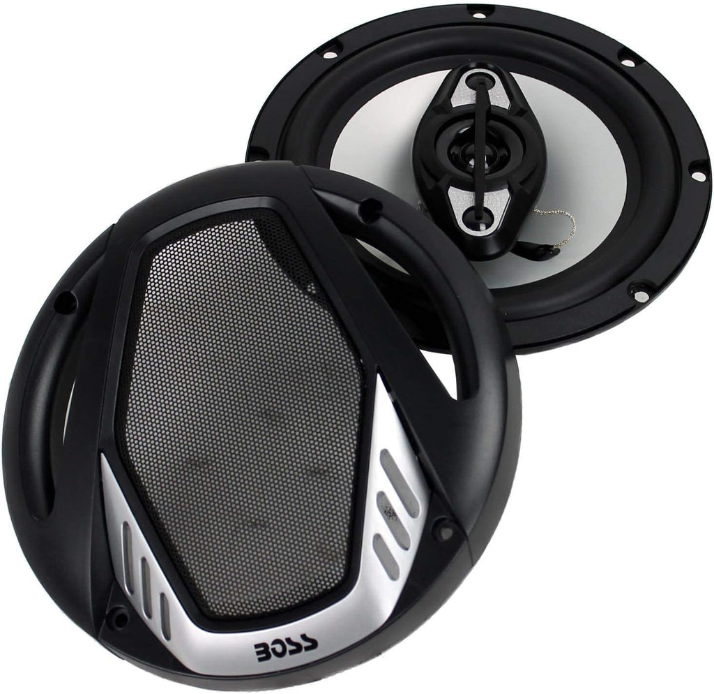 Onyx 6.5 Inch 400 Watt 4-Way Car Audio Coaxial Speakers, 2 Pairs M319217