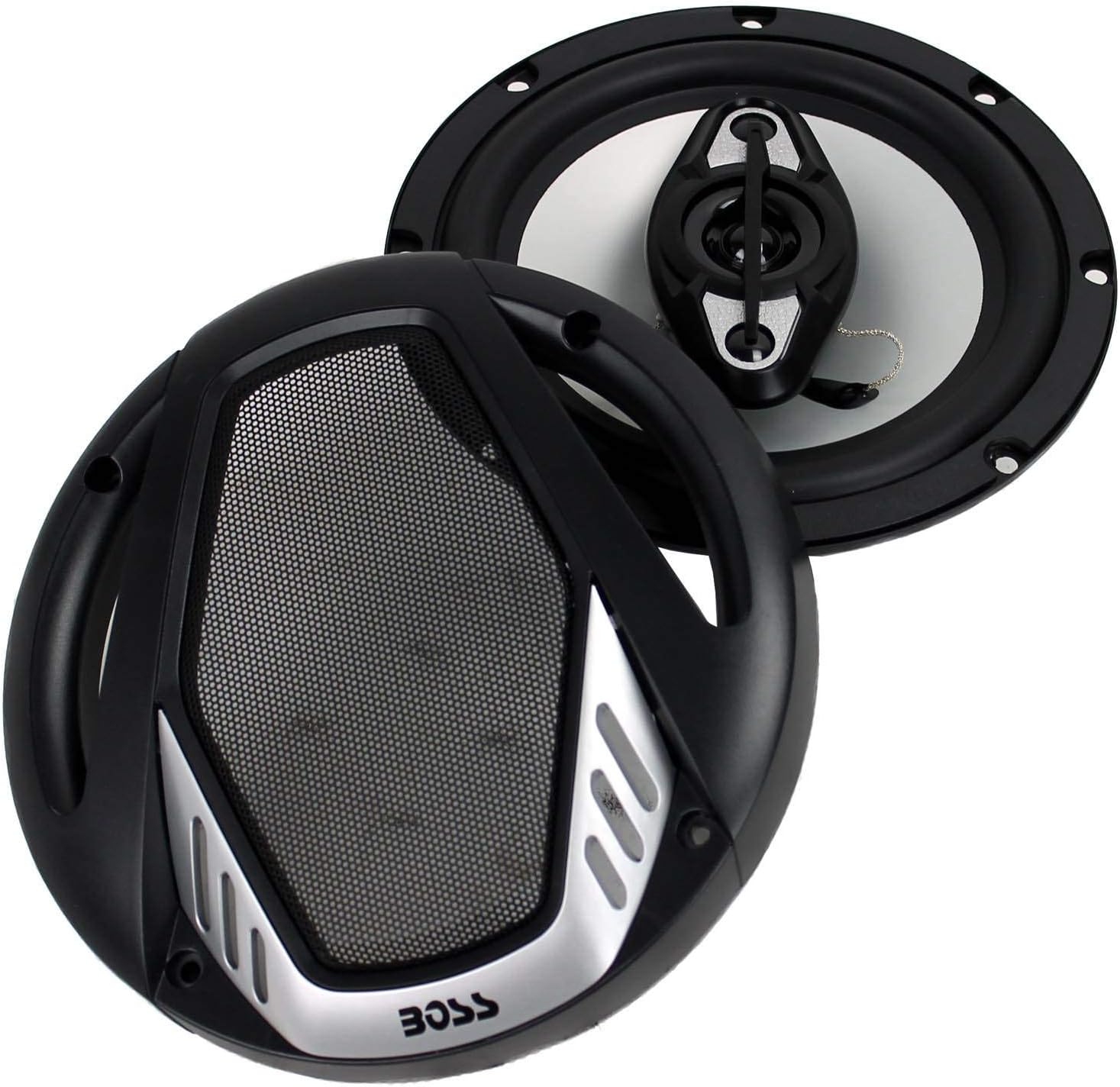 Onyx 6.5 Inch 400 Watt 4-Way Car Audio Coaxial Speakers, 2 Pairs M319217