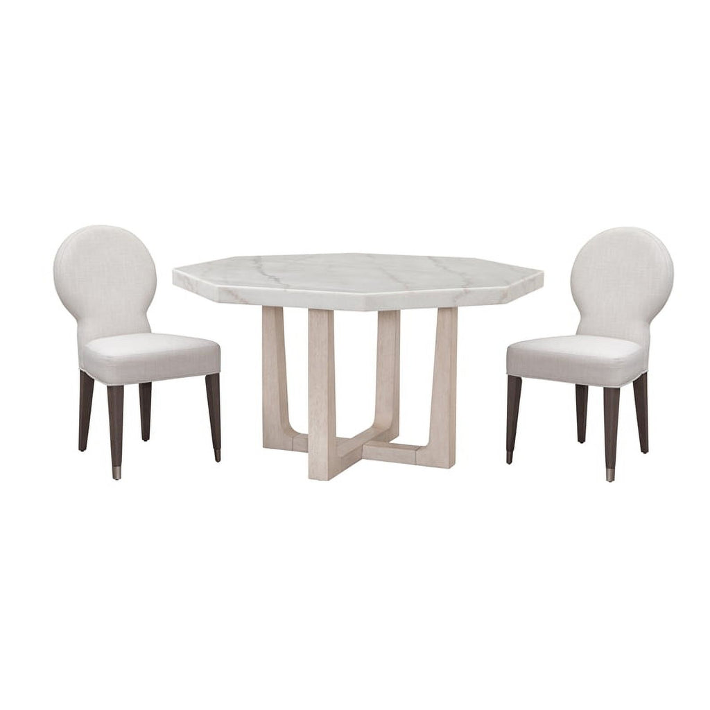 White Marble Top Wood Dining Table Z809