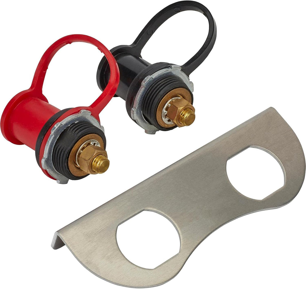 Black Aluminum Battery Terminal Studs Pack of 2 Y192985