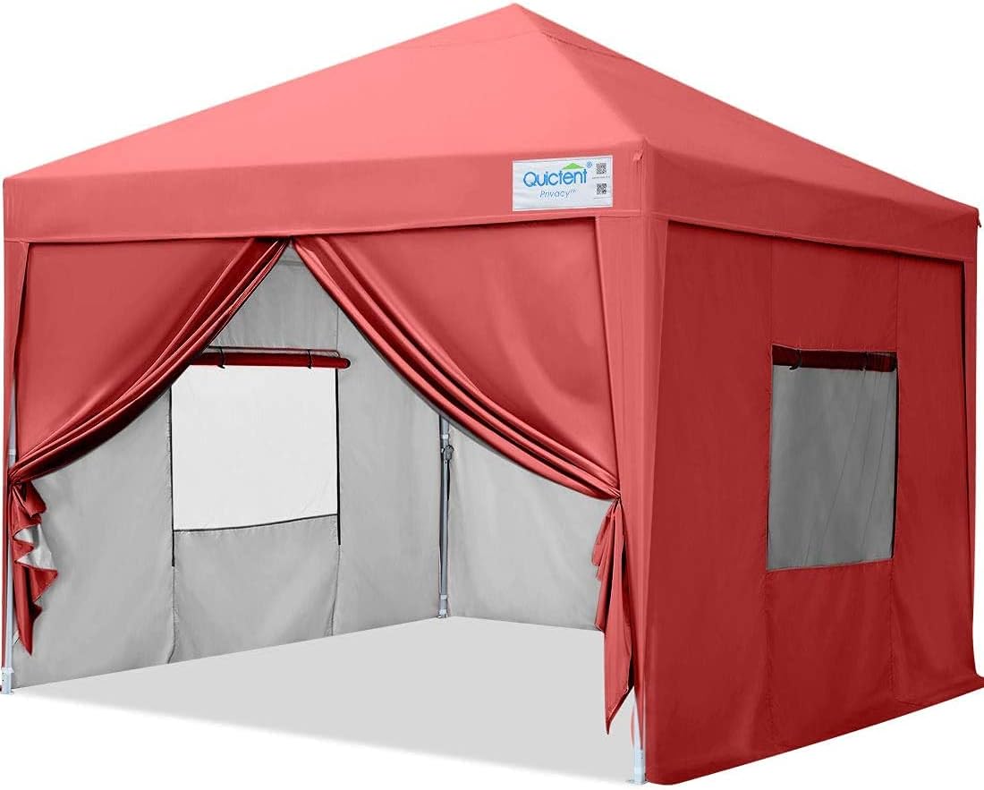 10x10 Pop up Canopy Tent with Sidewalls Waterproof B202076