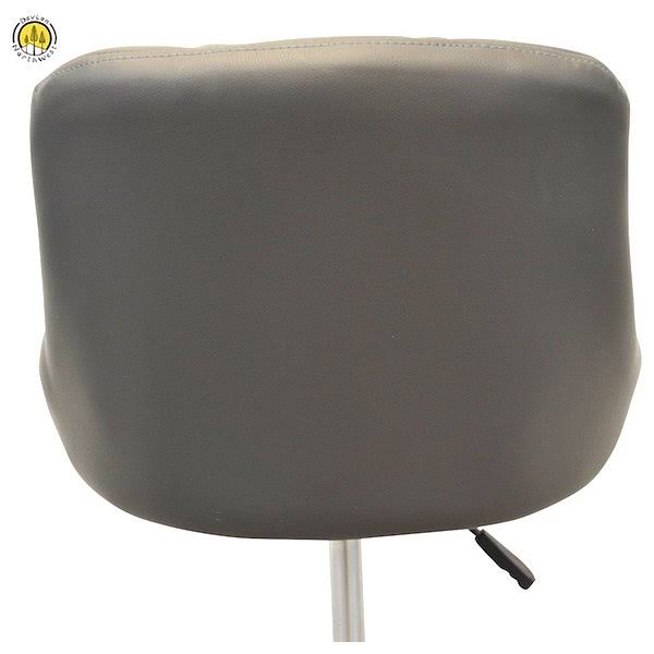 Gray Adjustable Rolling Stool D929502