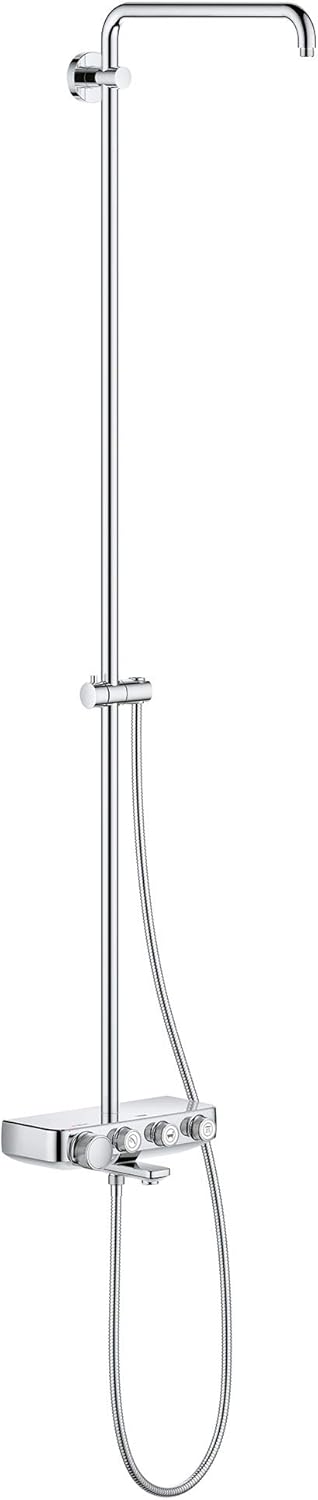 Euphoria SmartControl Mono Shower System with Thermostat for Wall Mount, Starlight Chrome S339