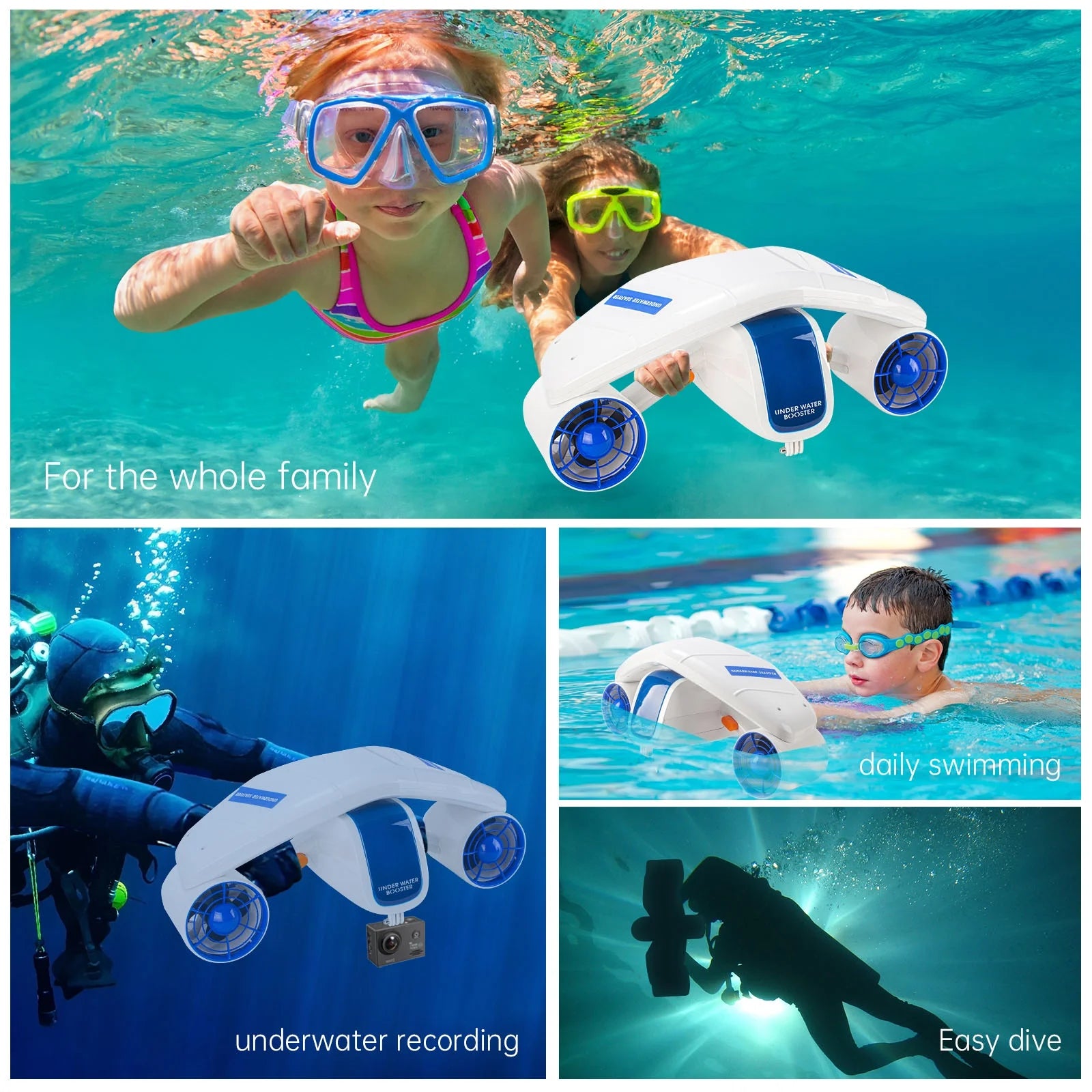 Electric Underwater Sea Water Diving Speed Booster W687