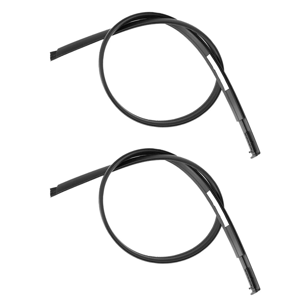 2Pcs Black Roof Drip Side Moulding Weatherstrips M87413