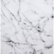 White Faux Marble Round End Table G83874