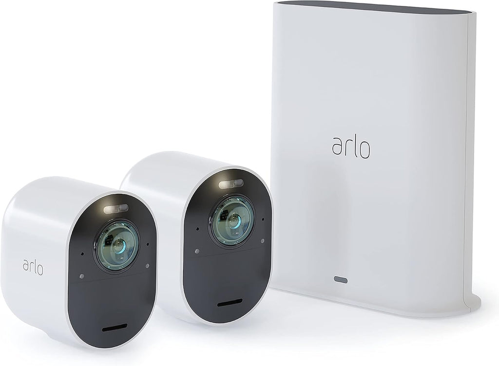 Black 4K Wireless Security Camera System J76912