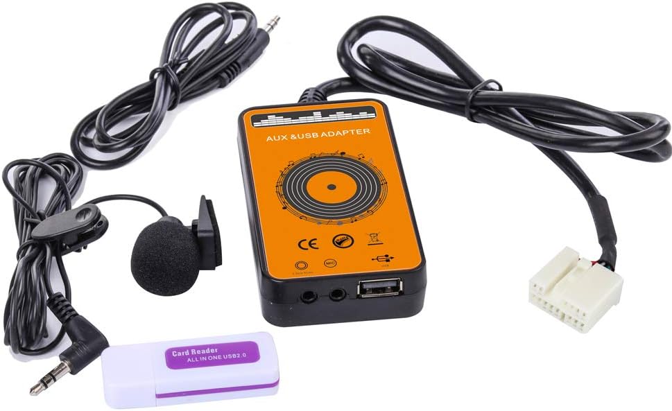 Bluetooth 5.0 Car Audio Transmitter with USB & AUX, Pack of 2 H775