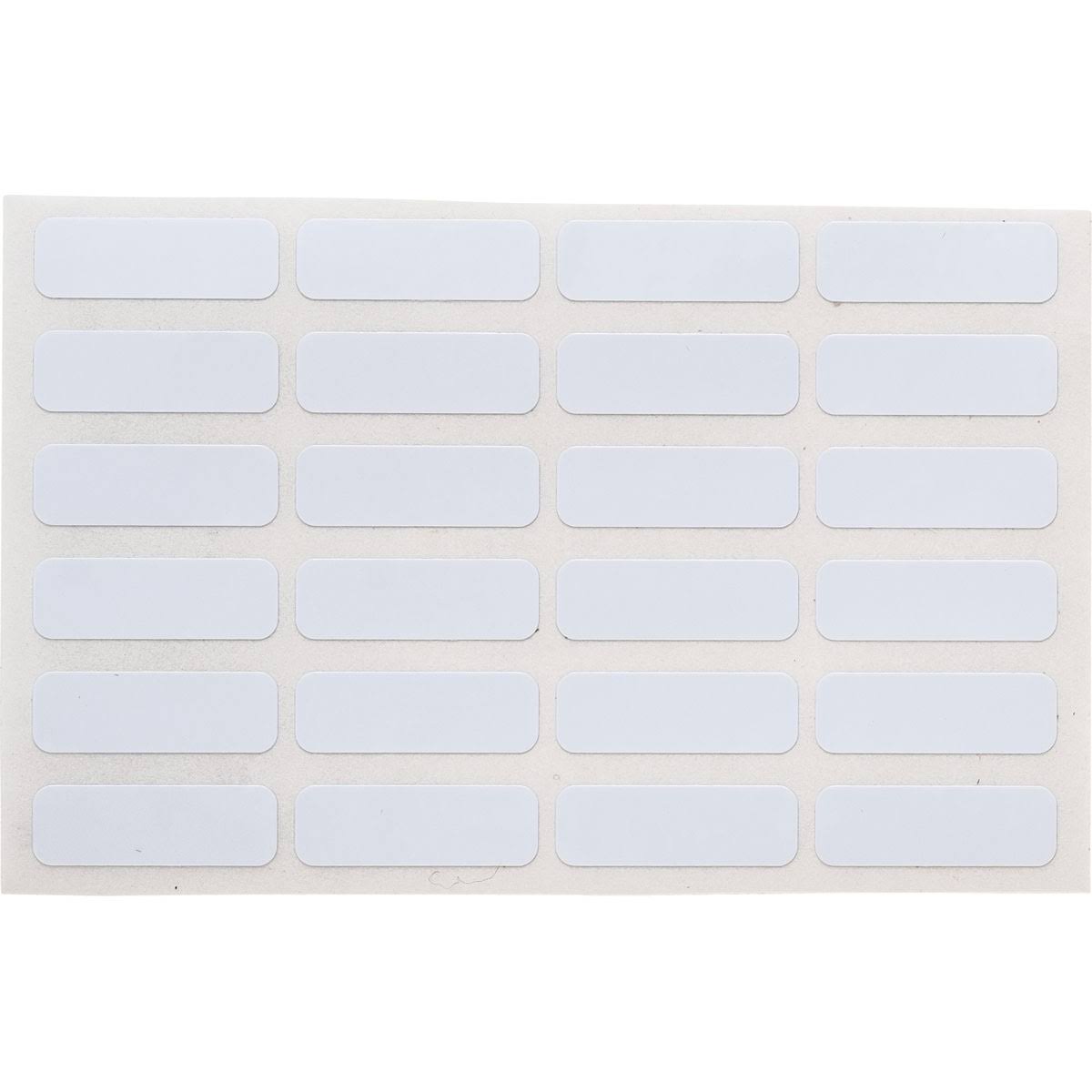 Label, 0.2 in H x 0.65 in W Q54375