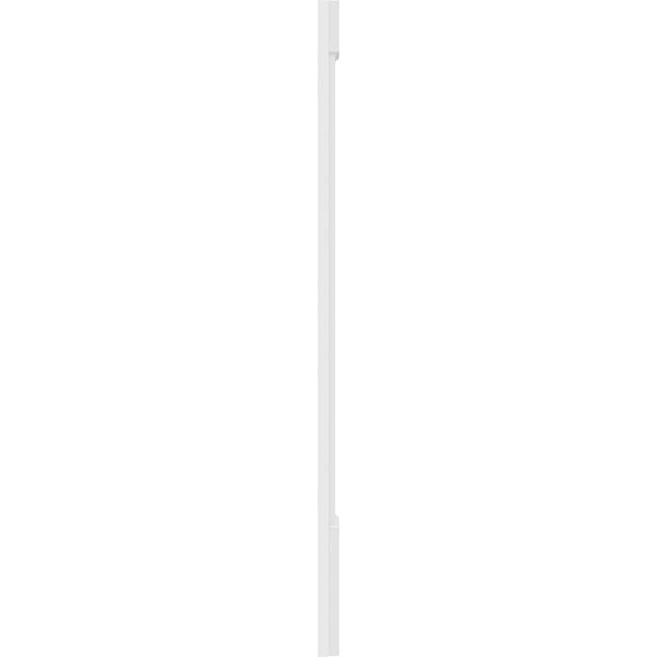 Two Equal Raised Panel PVC Pilaster with Capital and Base (Pair) M67295