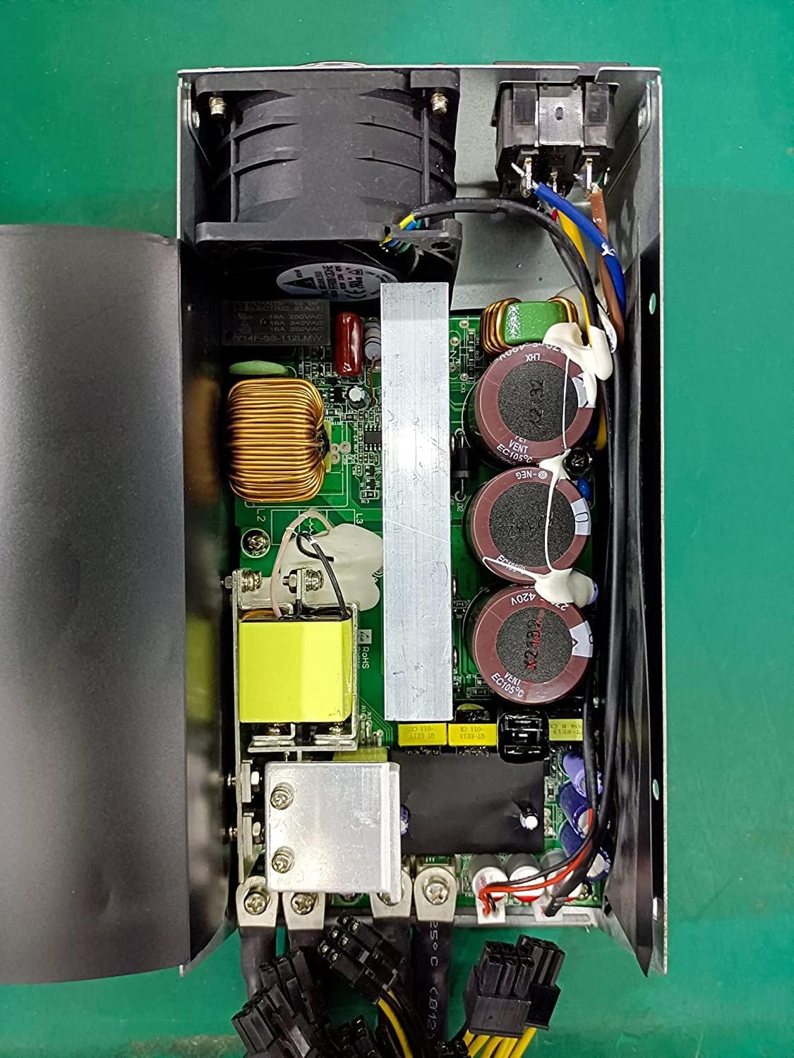 2000W 2U Single Channel Power Supply for 8 GPU P1204