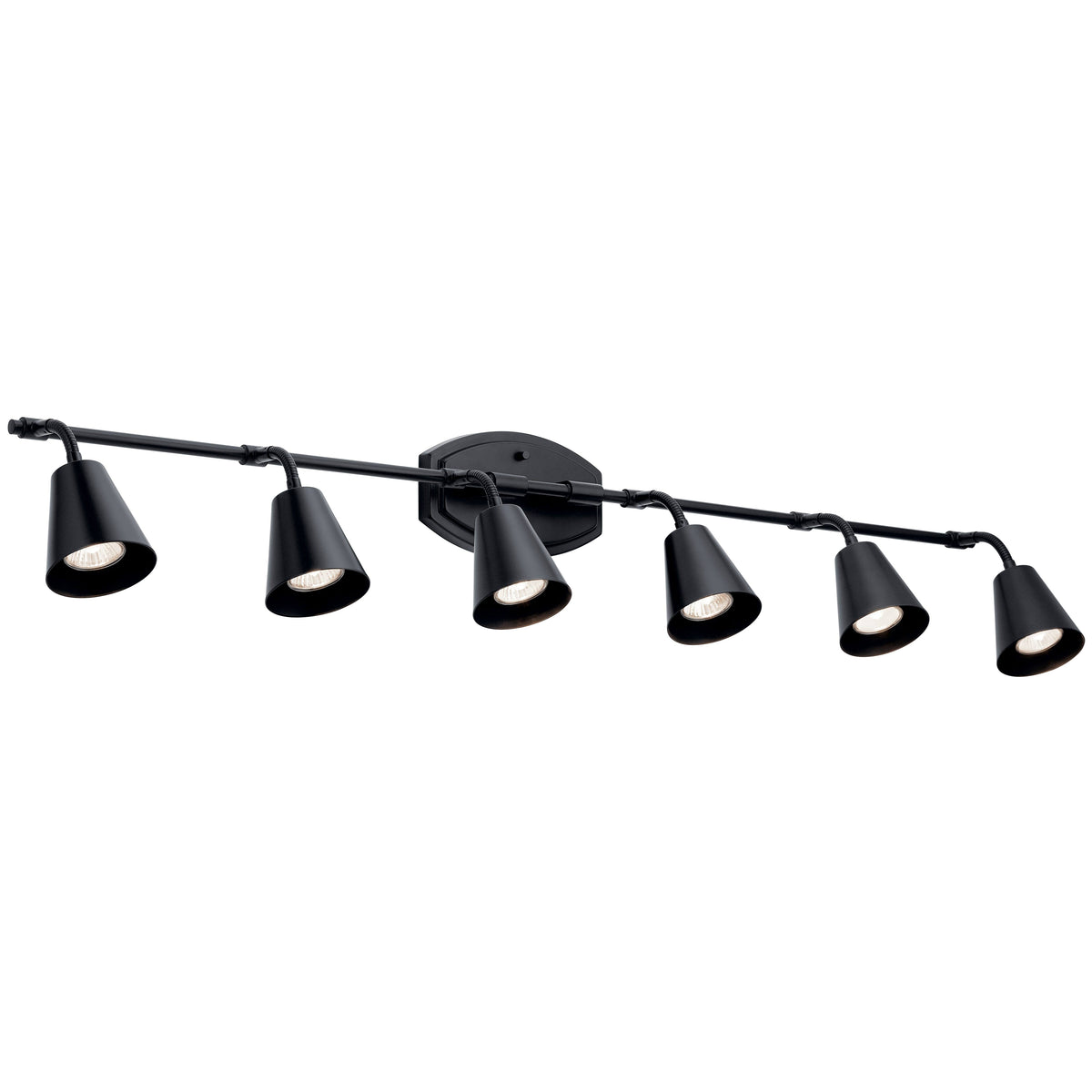 Black 6 Light Rail Light Z19407