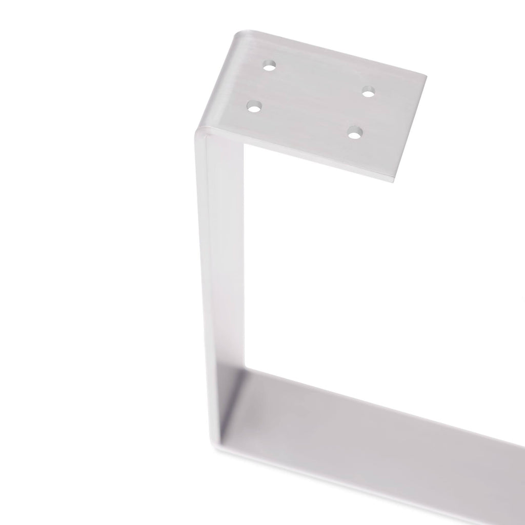 White Metal Table and Bench Leg C416287