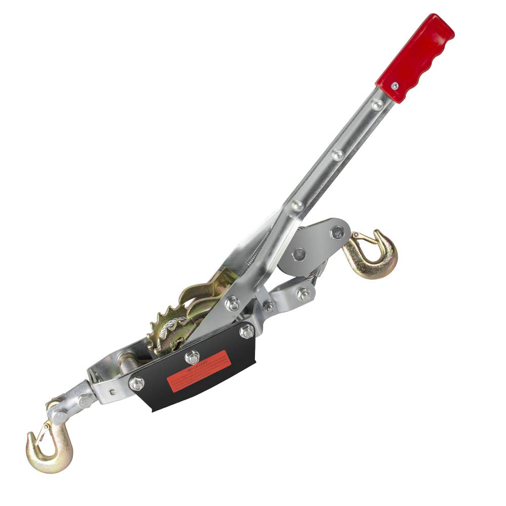 2 Pack 8000lb Heavy Duty Cable Puller with Hooks Y214