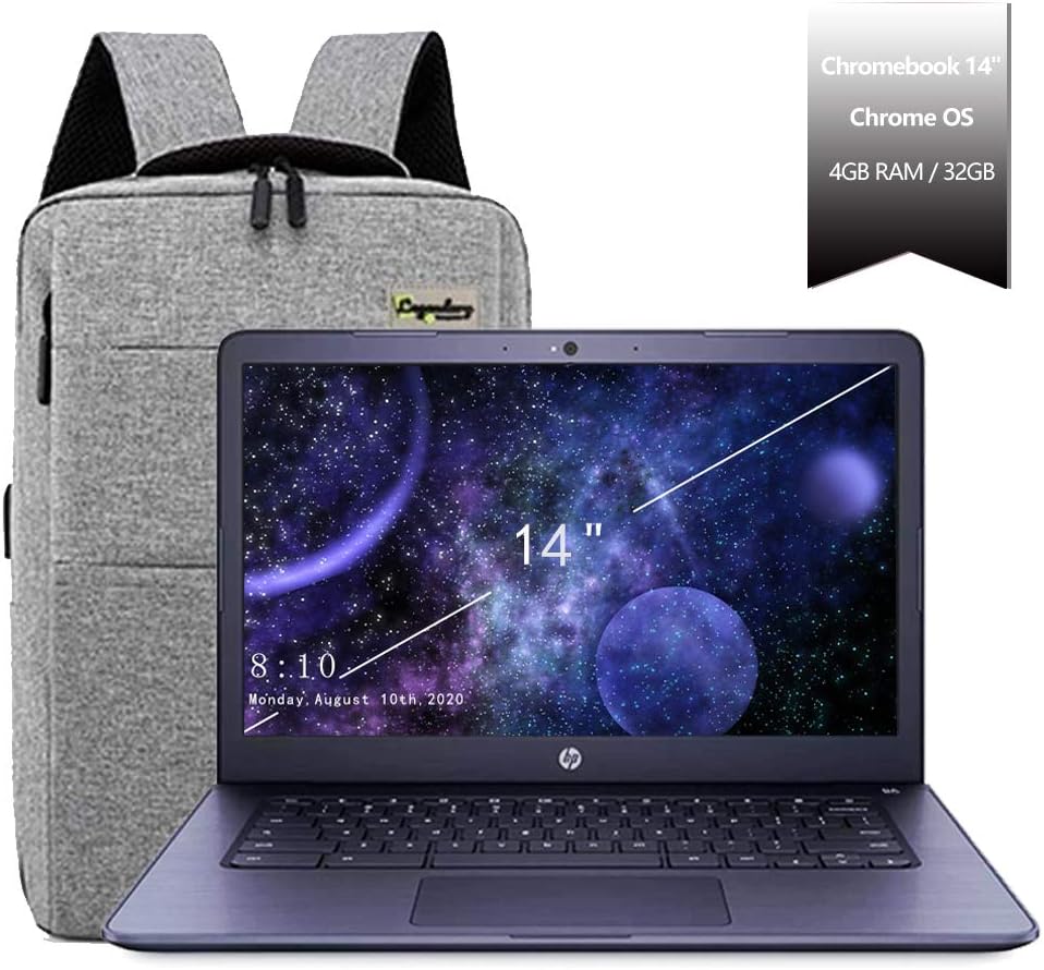 14" Lightweight Chromebook with 4GB RAM 32GB eMMC Storage U4737