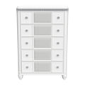 White/Silver Chest G764