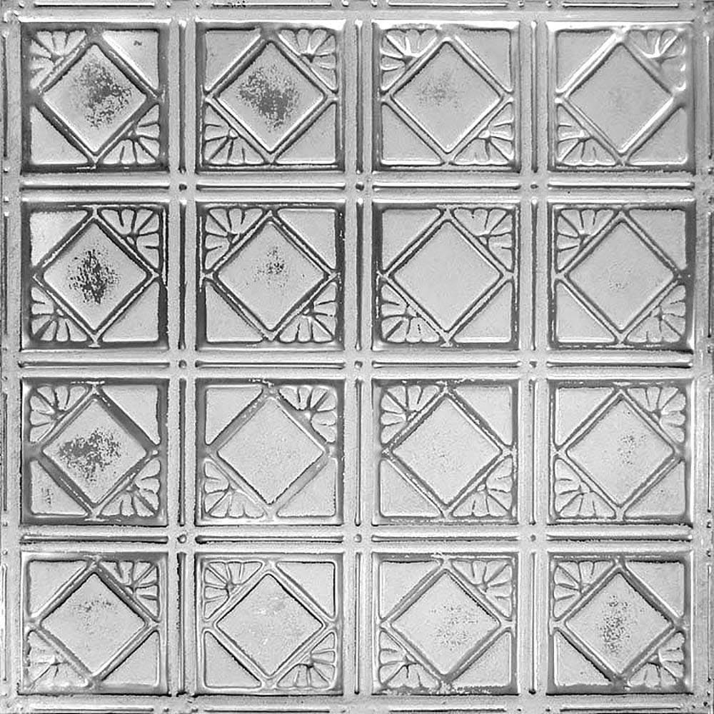 Silver Washed White Backsplash Panels F266528