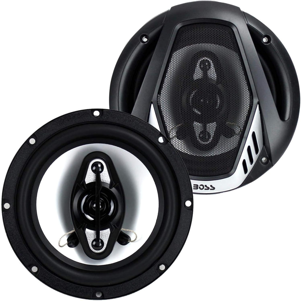 Onyx 6.5 Inch 400 Watt 4-Way Car Audio Coaxial Speakers, 2 Pairs M319217