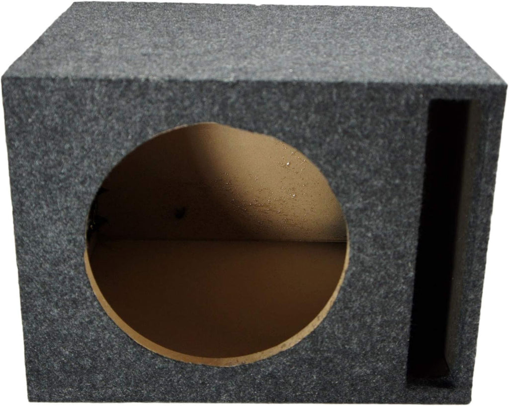 Single 10 Vented Subwoofer Stereo Sub Box Ported Enclosure 5/8 MDF E5639