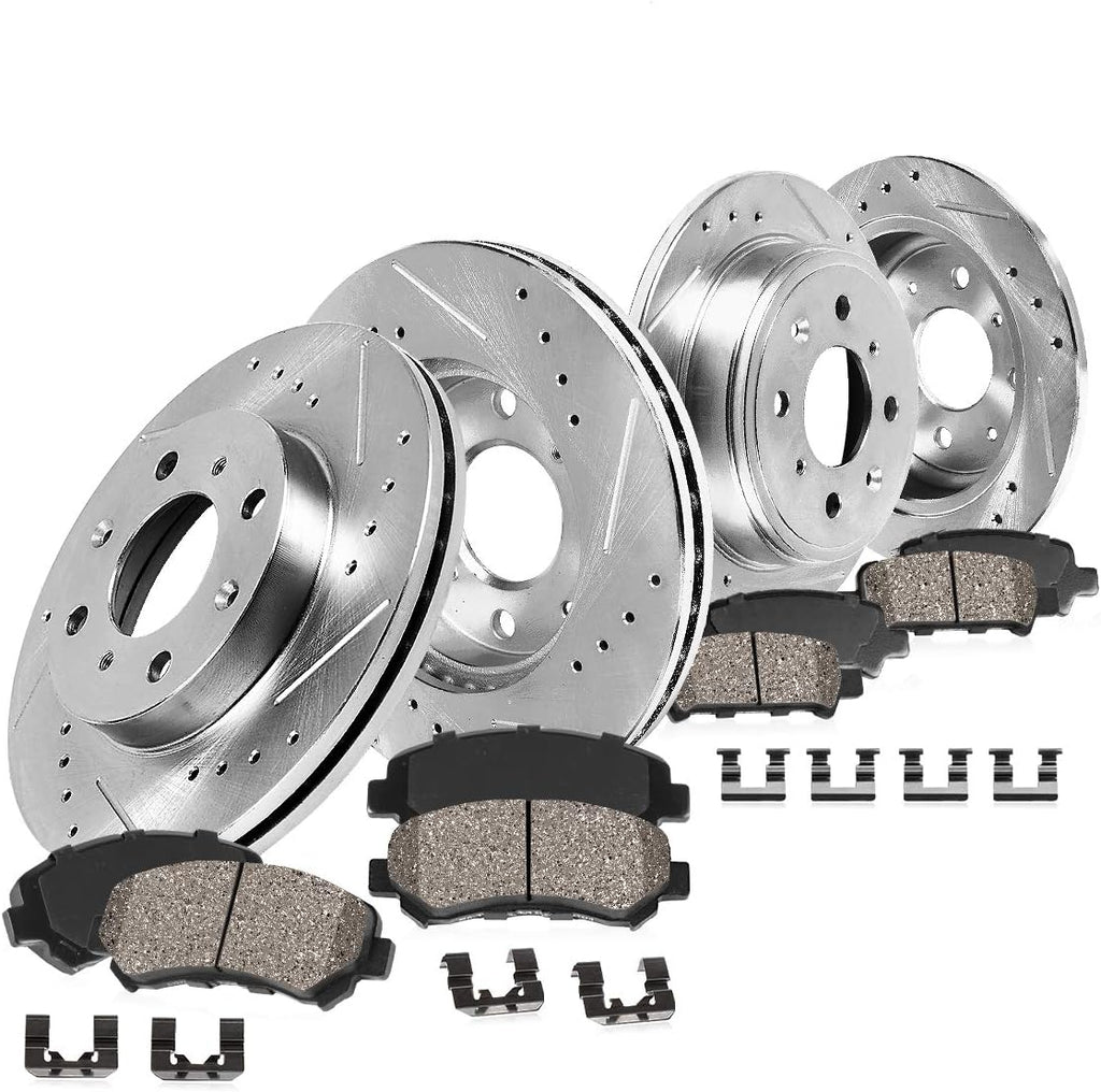 Brake Pads and Rotors 4 Lug E559195