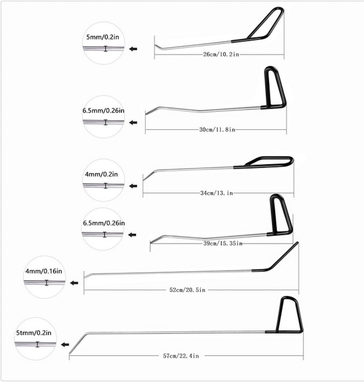 Paintless Dent Repair Kit with Slide Hammer S708