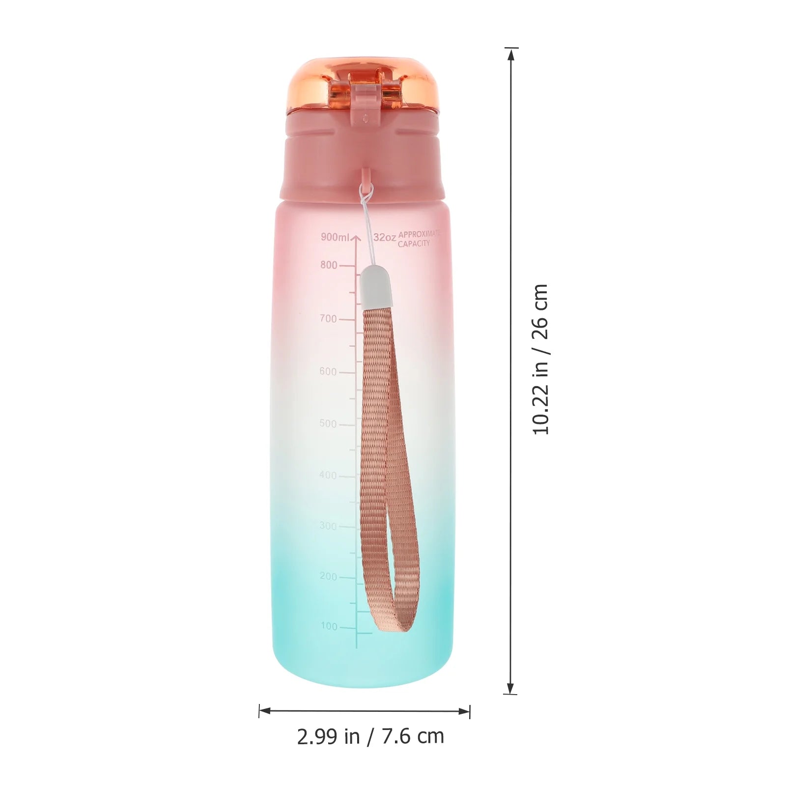 2 pcs Gradient Water Bottle L952