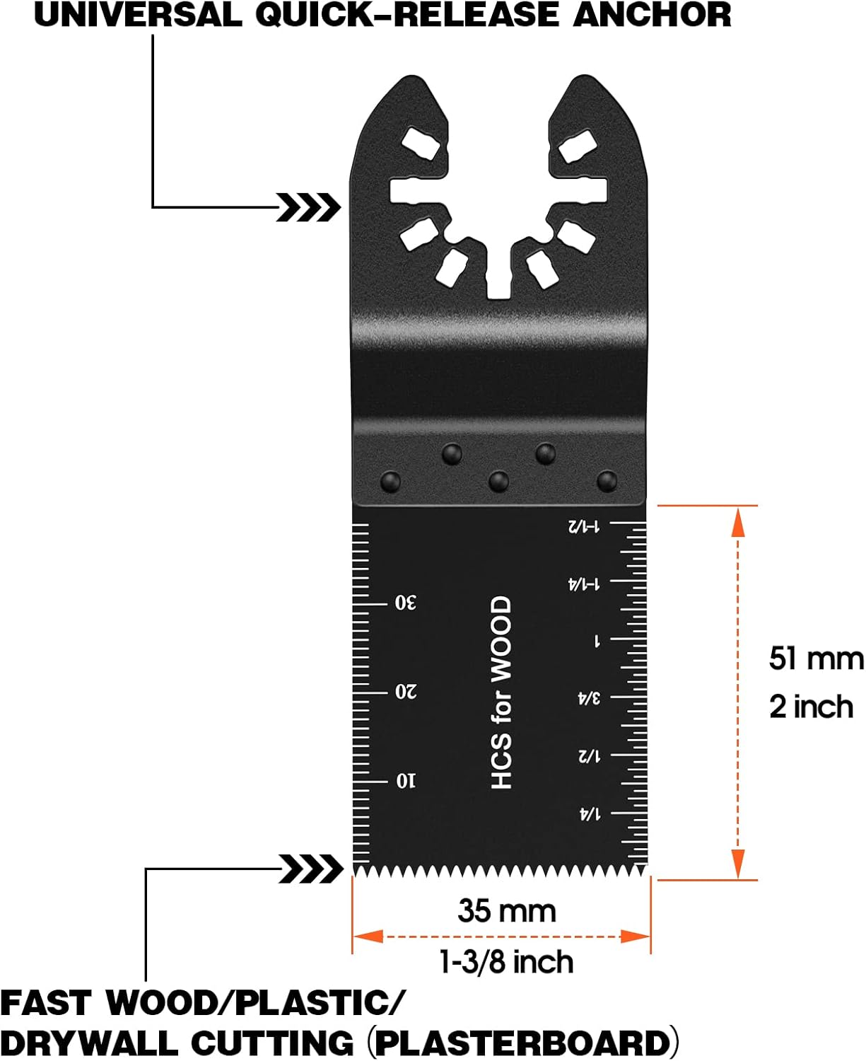 Oscillating Saw Blades Multi Tool Blades Pack of 2 K850134