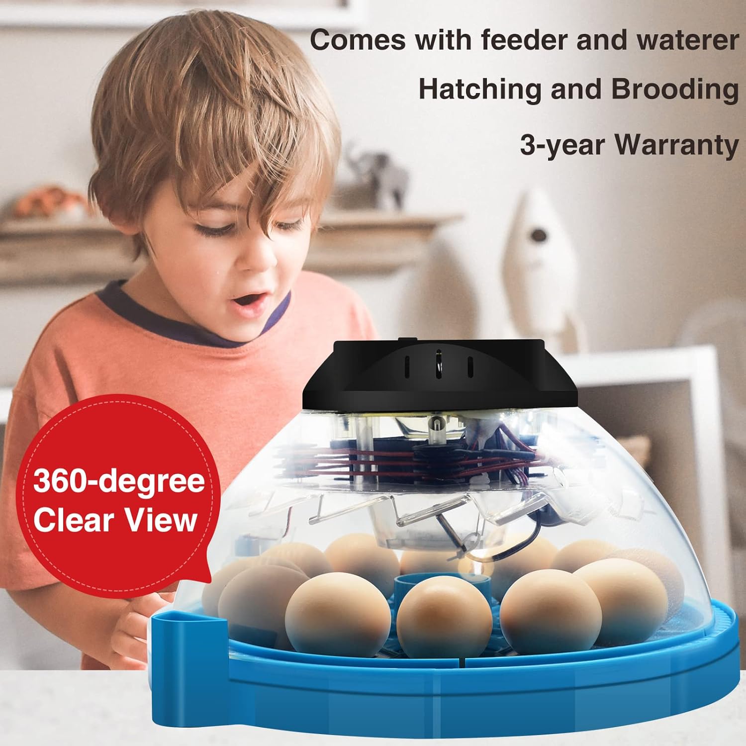 2 Pc Automatic Egg Incubator with Humidity Display G24425