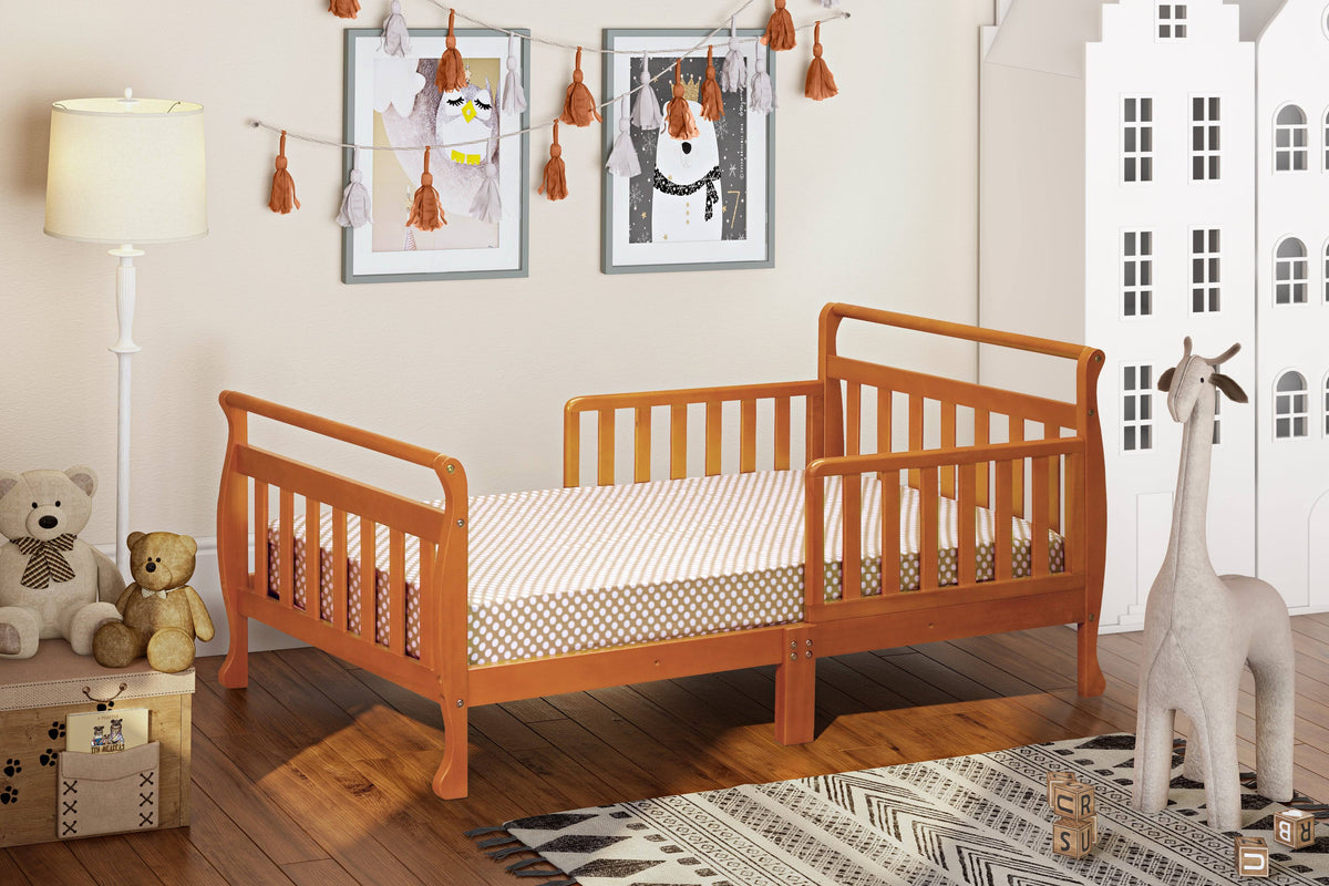Pecan Toddler Bed J32636