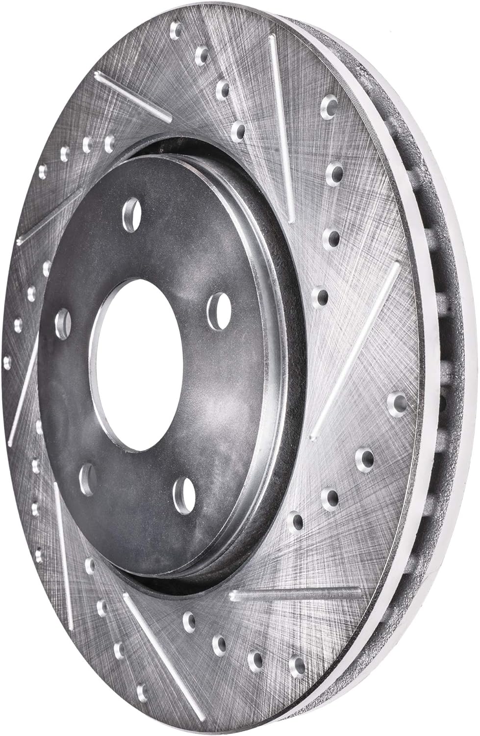Front Drilled & Slotted Brake Rotors 2pc Set W3634