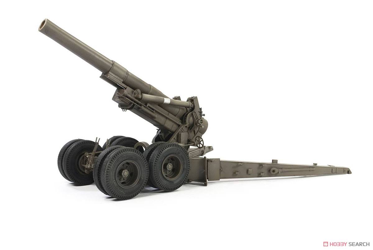 WWII 8 inch Howitzer M1 1/35 Scale Plastic Model Kit O3743