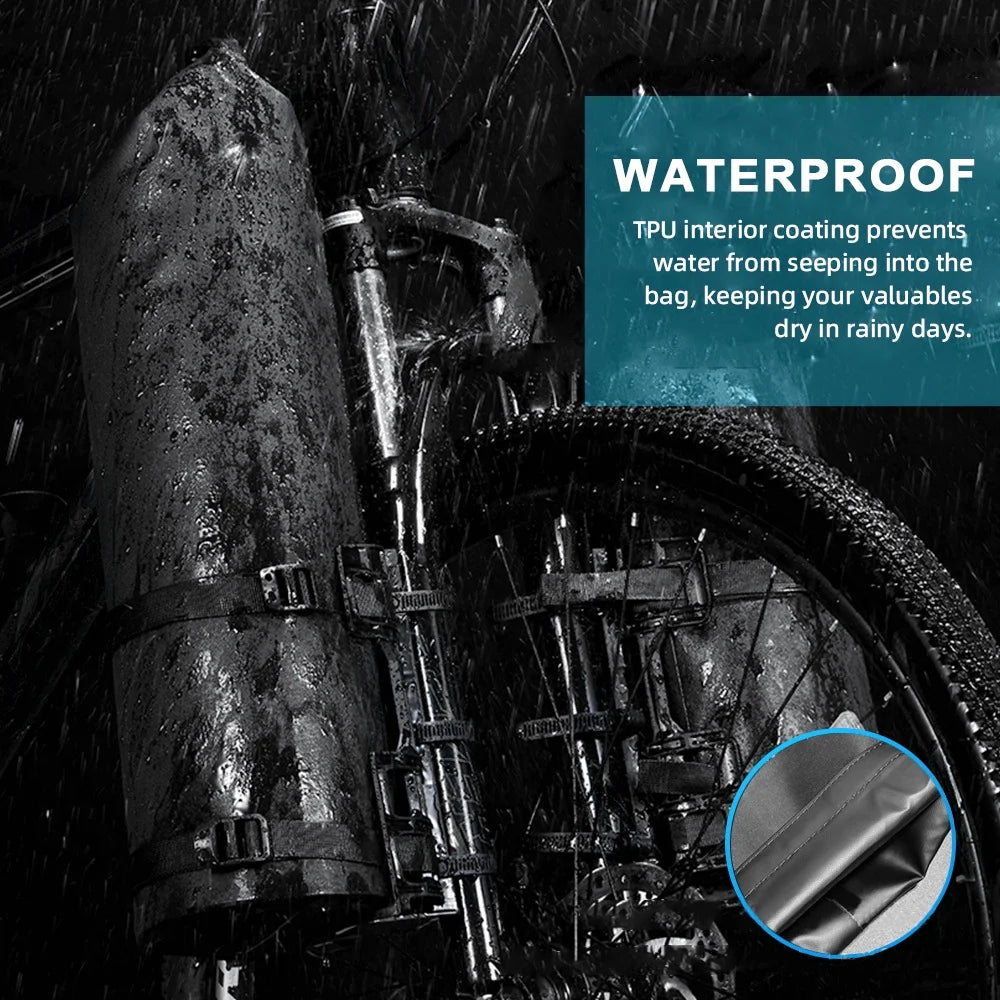 3L/7L Waterproof Bike Fork Bag with Roll Top P914336