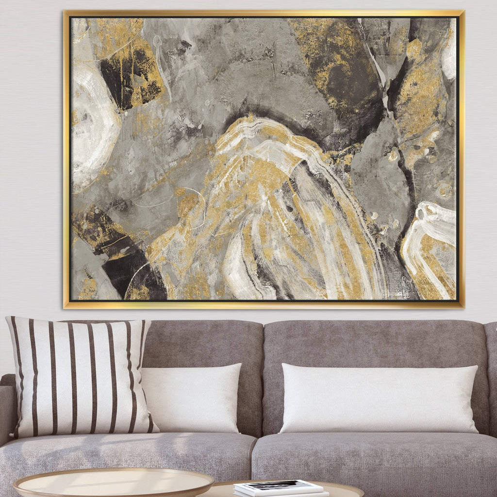 Grey Framed Canvas Z778