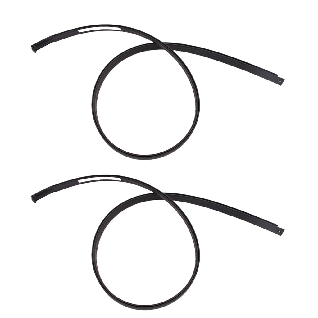 2Pcs Black Roof Drip Side Moulding Weatherstrips M87413