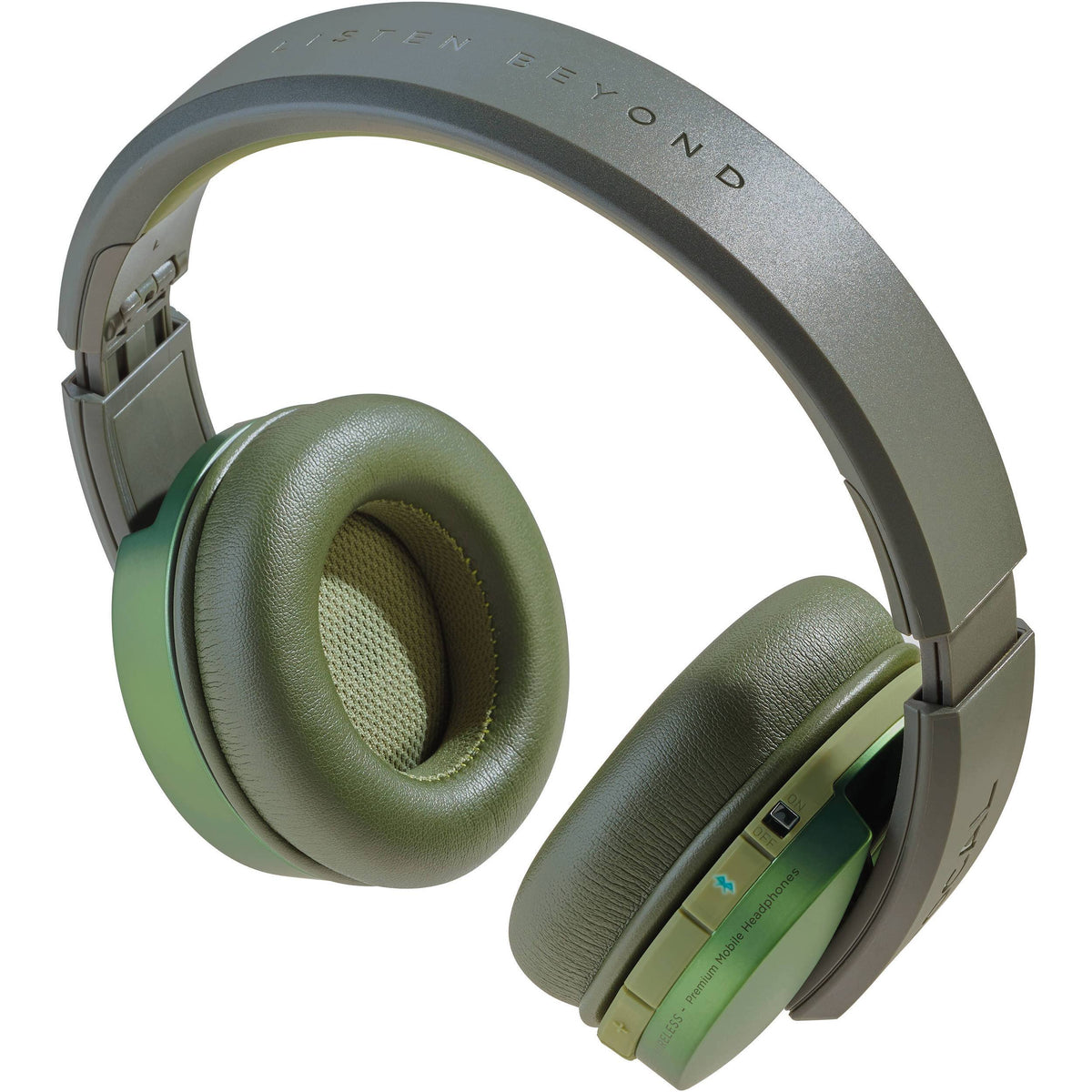 Green Over-Ear Wireless Headphones O600