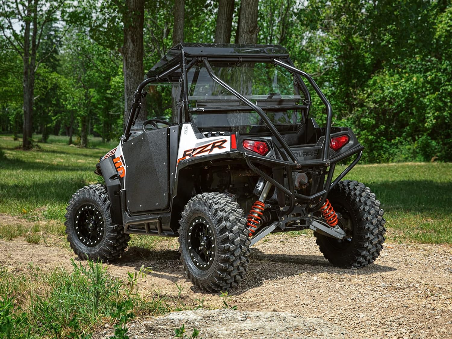 Heavy-Duty Rear Windshield, 1/4" Thick Light Tint Polycarbonate R44128