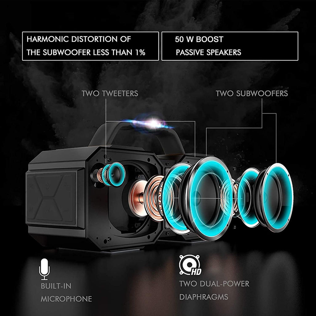 50W Portable Outdoor Bluetooth Speaker with Power Bank C5708