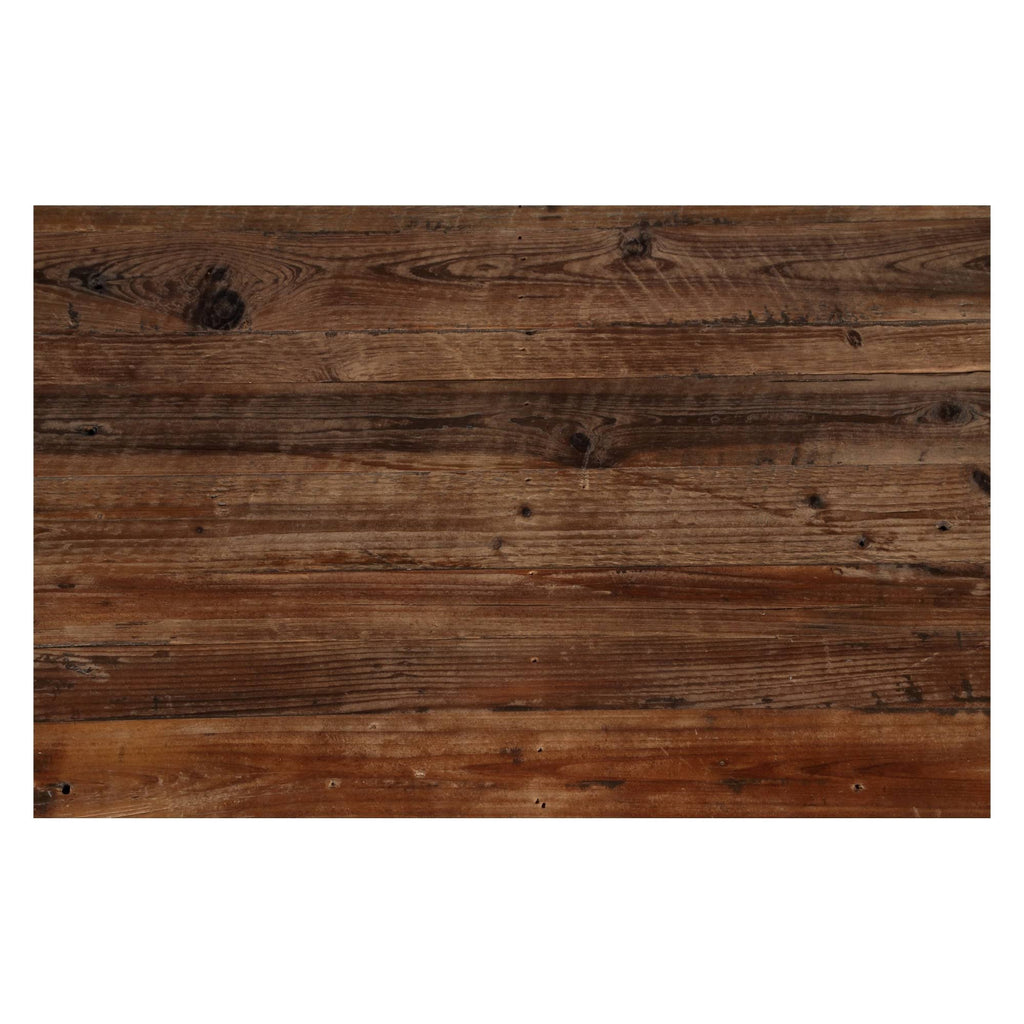 Natural Wood and Metal Media Console L604