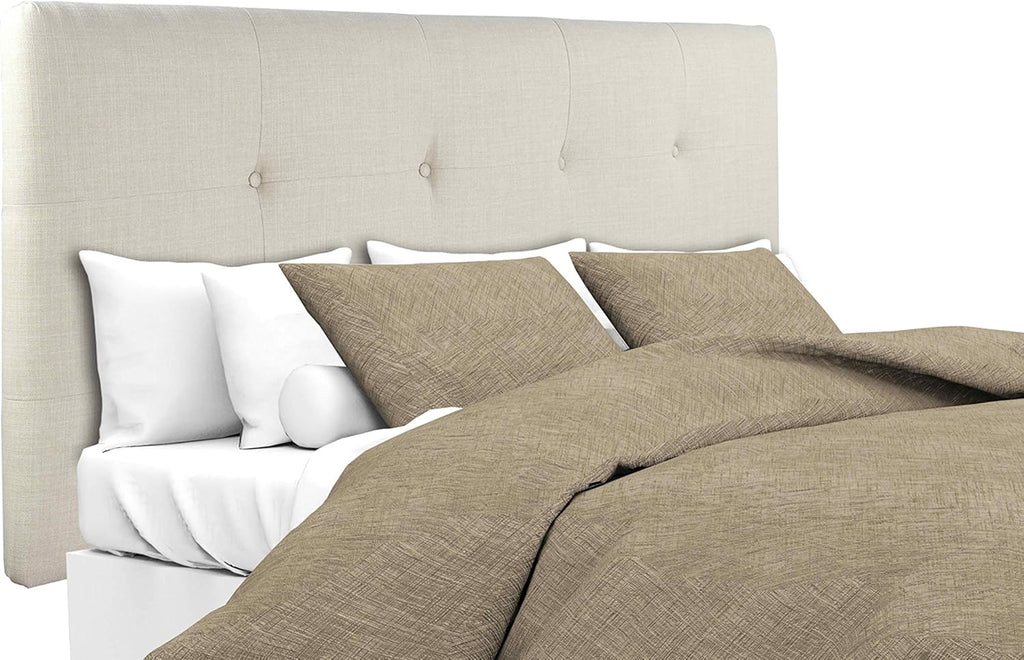 Beige California King Sized Padded Headboard Y5179