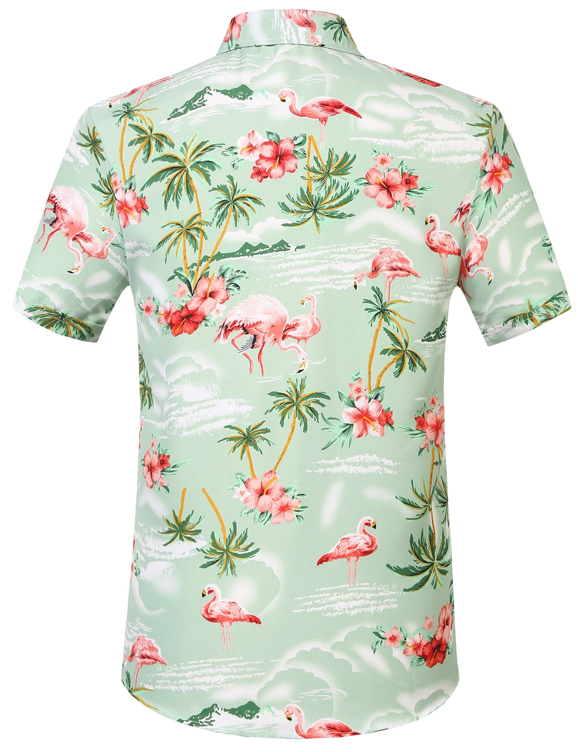 Hawaiian Shirt Short Sleeve Button Down Shirt A812