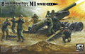 WWII 8 inch Howitzer M1 1/35 Scale Plastic Model Kit O3743