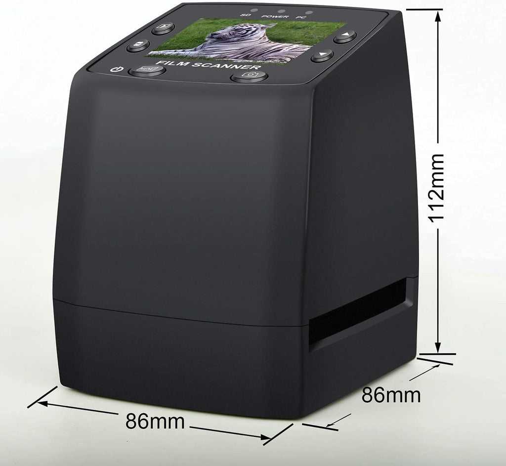 135 Film Scanner Slide Viewer with Slide Mounts Feeder Pack of 2 J482611