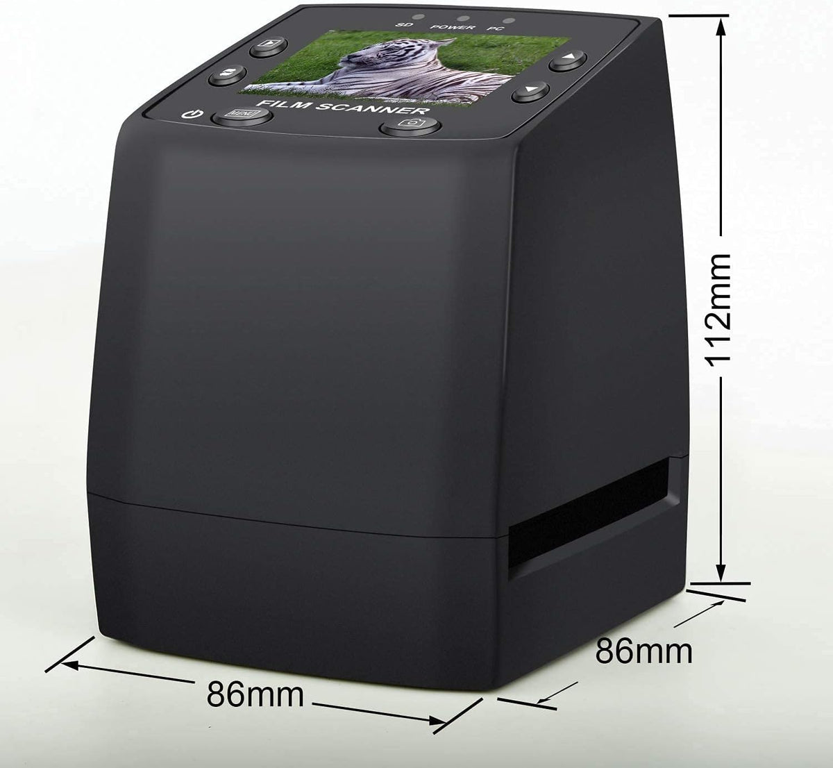135 Film Scanner Slide Viewer with Slide Mounts Feeder Pack of 2 J482611