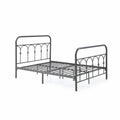 Charcoal Twin Metal Bed H273558