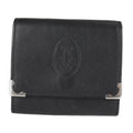 Black Leather Coin Case H1391