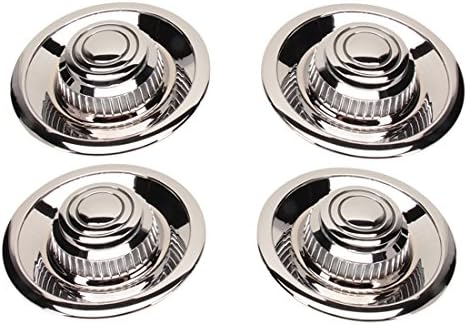 Chrome Derby Shorty Rally Wheel Hub Caps, Set of 4 R5272