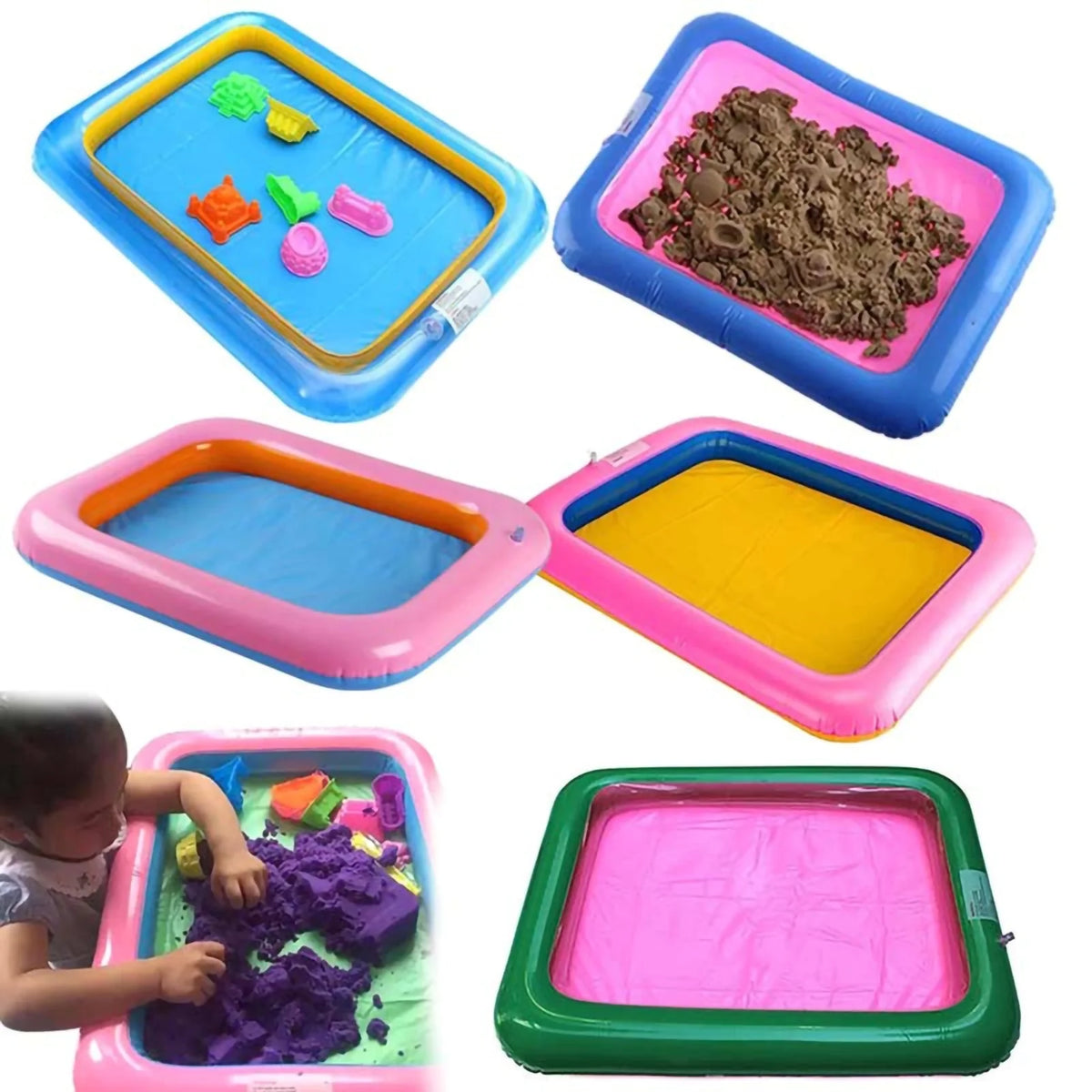 Funny Kid Inflatable Sandbox Tray Play Toy R901806