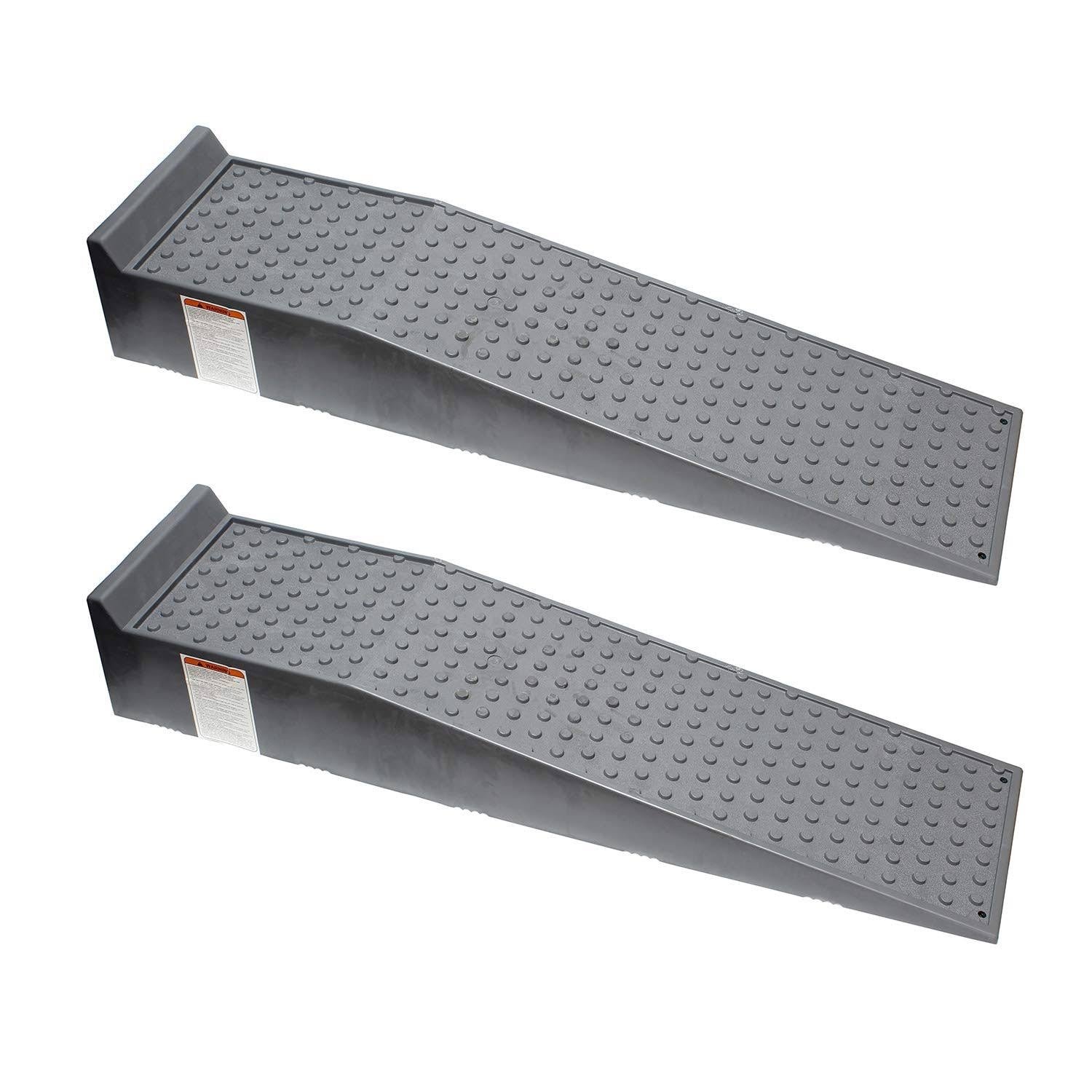 Vehicle Service Ramp Set 6.6 inch Lift 5 Ton Truck Ramps, 2 Pack S118946